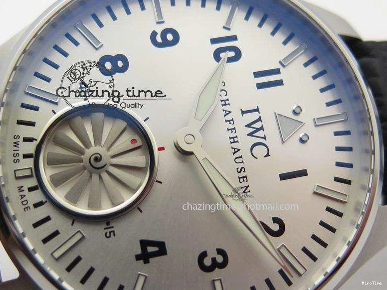 MIROTIME 0511 Big Pilot “Markus Buhler” IW5003 Turbine V6F Best Edition Silver Dial On Leather Strap A Reliable 7315